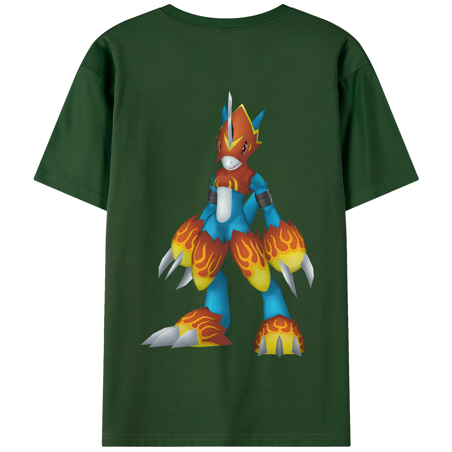 （画像用） Digimon デジタルモンスター/デジモン 綿100％半袖Tシャツ（背面プリント）